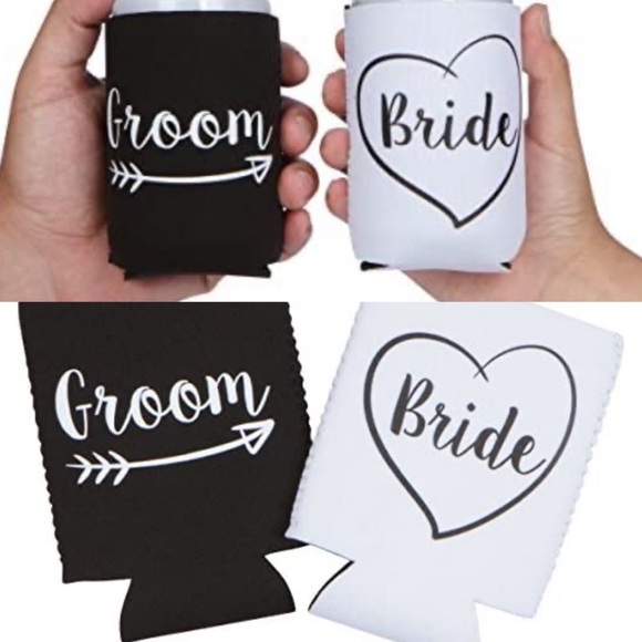 Bride and Groom Coozies - Picture 1 of 9